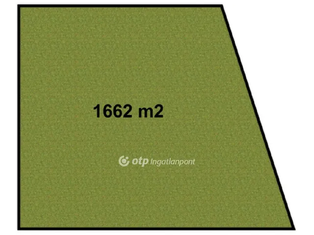 Eladó telek Tahitótfalu 1662 nm