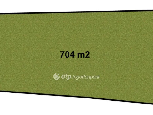 Eladó telek Tahitótfalu 704 nm