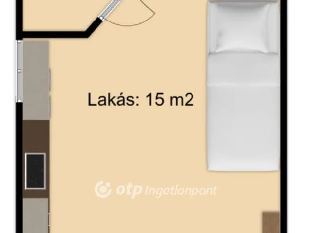 Kiadó lakás Budapest VIII. kerület 15 nm