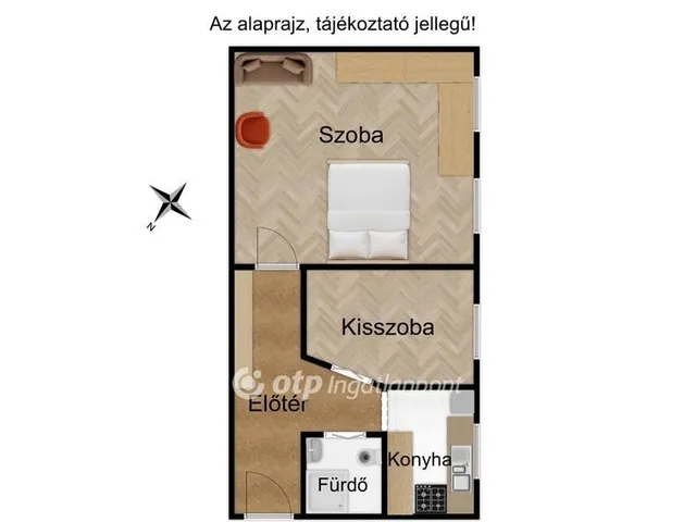 Eladó lakás Budapest X. kerület, Óhegy 43 nm