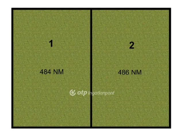 Eladó telek Tököl 711 nm