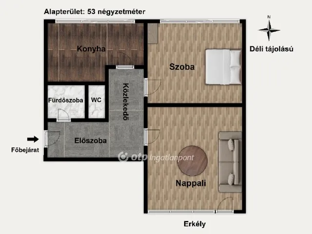 Eladó lakás Békéscsaba 53 nm