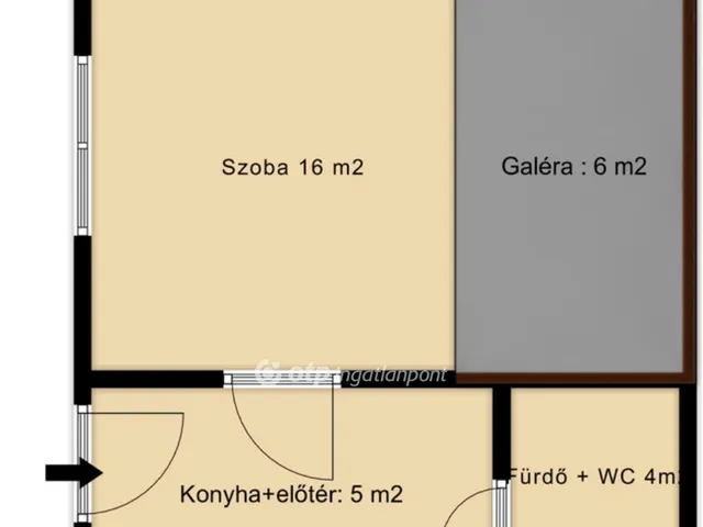Eladó lakás Budapest VIII. kerület 25 nm