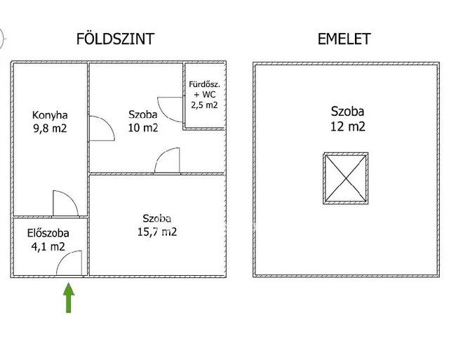 Eladó ház Szeged, Subasa 54 nm