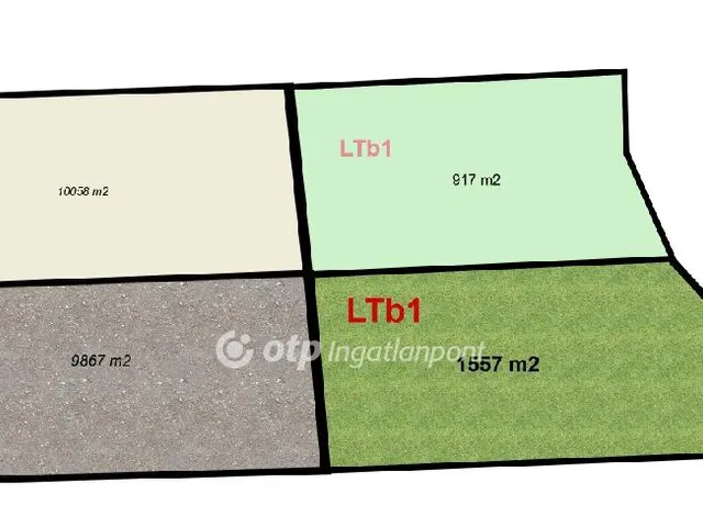 Eladó telek Pilisborosjenő 11867 nm