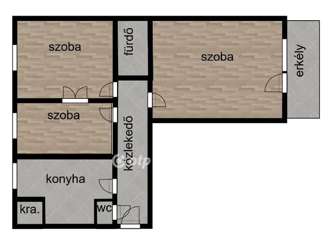 Eladó lakás Orosháza 59 nm