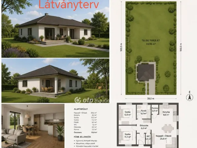 Eladó telek Felgyő 3943 nm