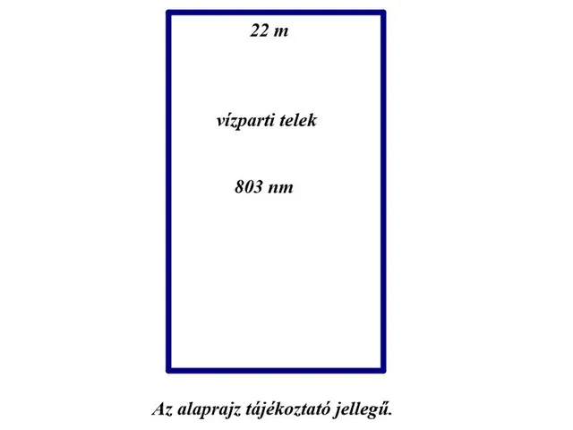 Eladó telek Tiszapüspöki 803 nm