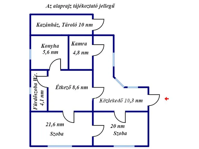 Eladó ház Békés 85 nm