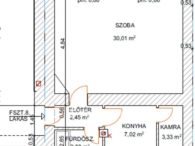 Eladó lakás Szécsény 46 nm