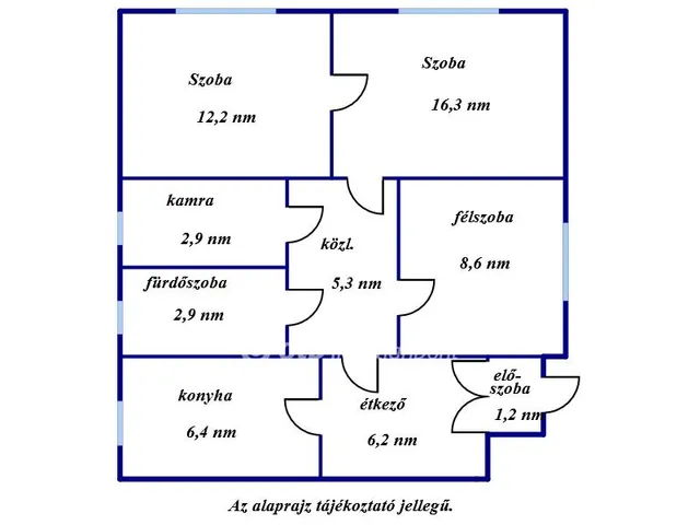 Eladó ház Törökszentmiklós 62 nm