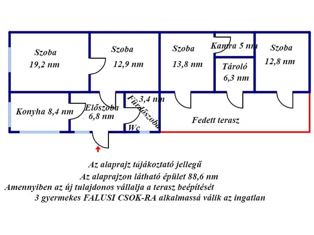 Eladó ház Nagyszénás 88 nm