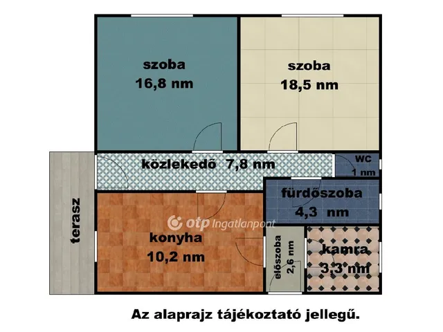 Eladó ház Kenderes 64 nm