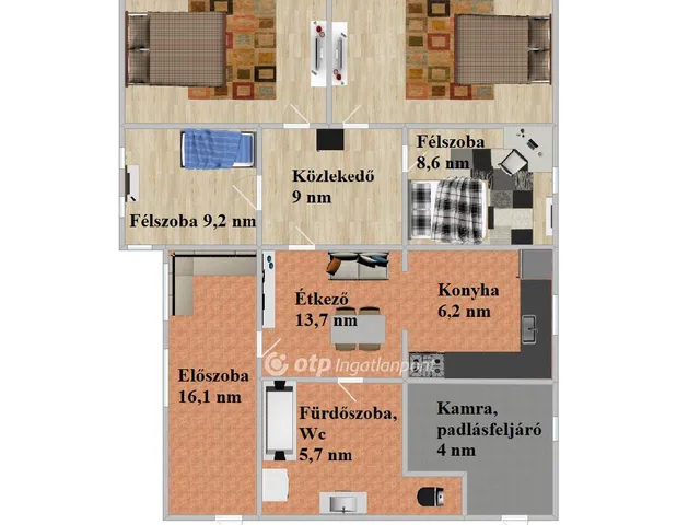 Eladó ház Törökszentmiklós 111 nm
