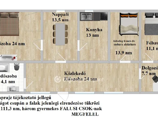 Eladó ház Kardos 111 nm