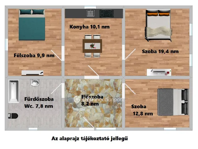 Eladó ház Hunya 68 nm