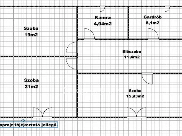 Eladó ház Tiszaörs 80 nm