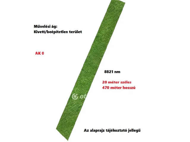 Eladó telek Kisújszállás 8821 nm