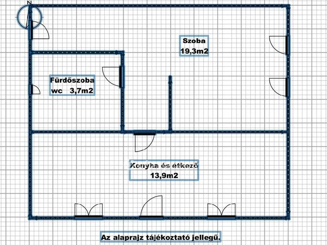 Eladó ház Tiszaörs 36 nm