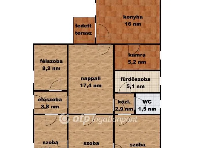 Eladó ház Tószeg 110 nm