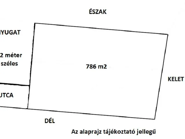 Eladó telek Solymár 786 nm