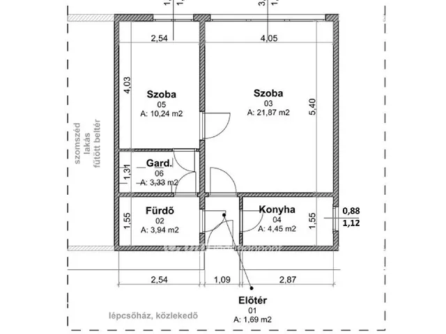 Eladó lakás Budapest XXI. kerület 46 nm