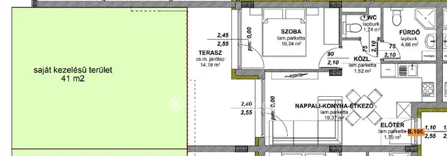 Eladó lakás Fonyód, Standközeli 48 nm