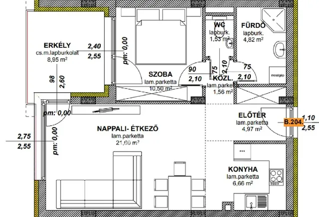 Eladó lakás Fonyód, Standközeli 25 nm