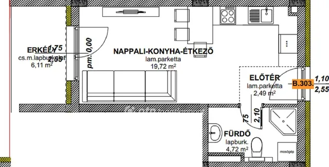 Eladó lakás Fonyód, Standközeli 30 nm