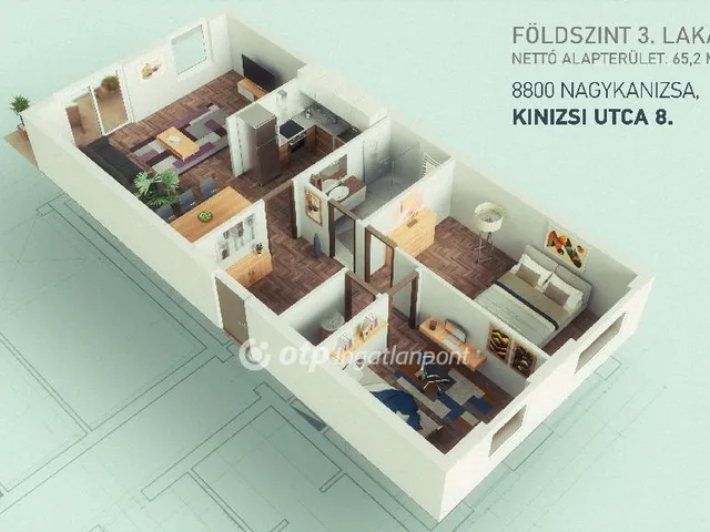 Eladó lakás Nagykanizsa, Belváros 65 nm
