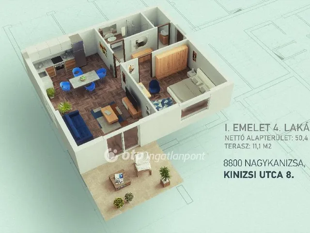 Eladó lakás Nagykanizsa, Belváros 60 nm