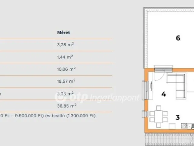 Eladó lakás Nagykanizsa 78 nm