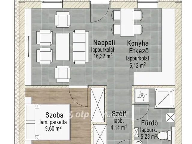 Eladó lakás Pápa, Központ 45 nm