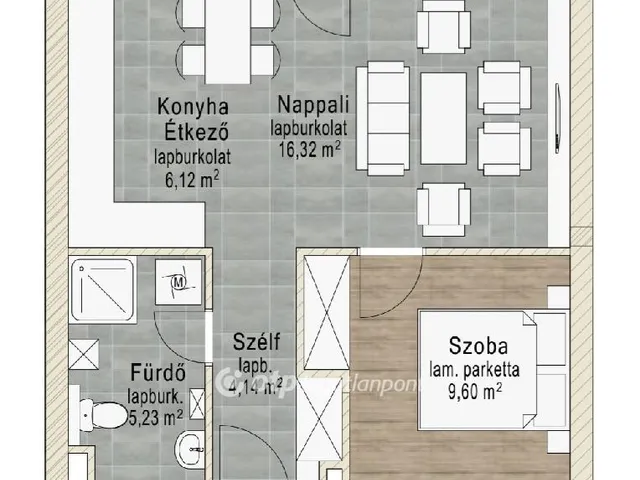 Eladó lakás Pápa, Központ 45 nm