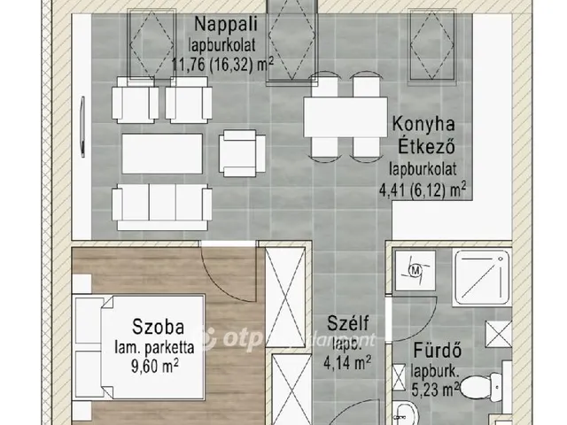 Eladó lakás Pápa, Központ 45 nm