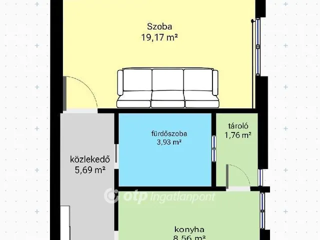 Kiadó lakás Pápa 37 nm