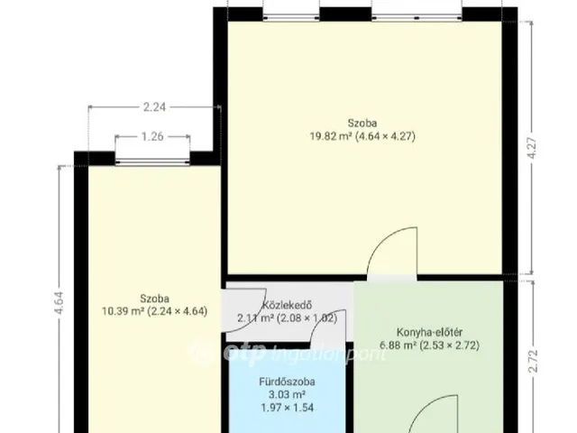 Eladó lakás Pápa 42 nm