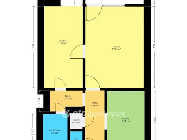 Eladó lakás Pápa 49 nm