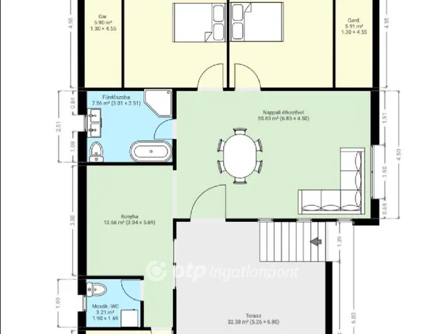 Eladó ház Pápa 110 nm