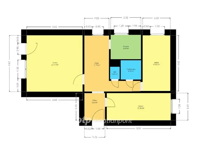 Eladó lakás Pápa 69 nm