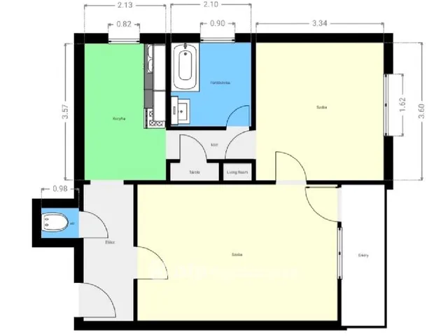 Eladó lakás Pápa 52 nm