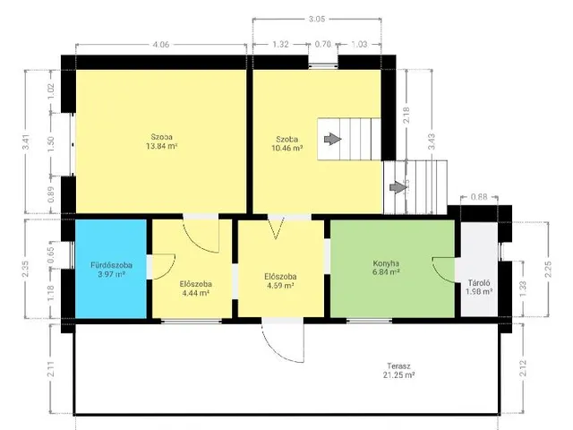 Eladó ház Pápa, Törzsökhegy 84 nm