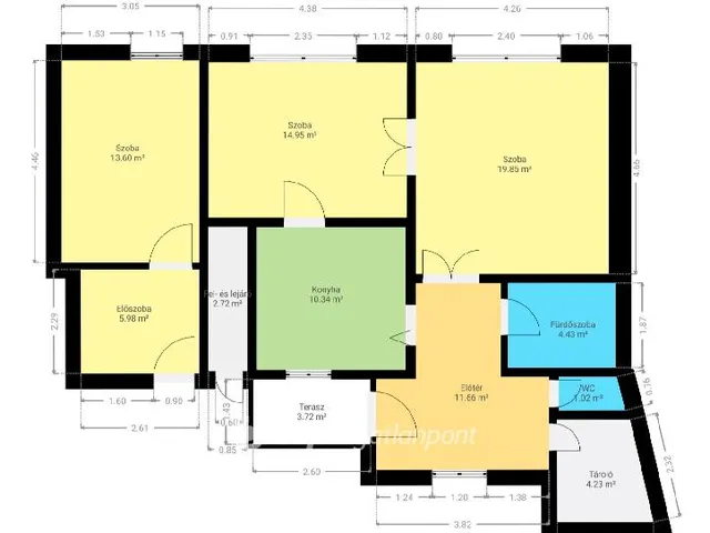 Eladó ház Pápa, Belváros 88 nm