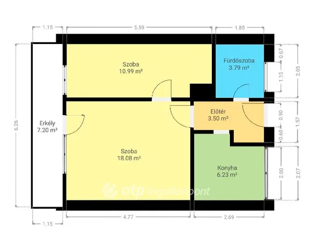 Eladó lakás Celldömölk 42 nm