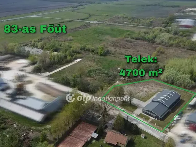 Eladó kereskedelmi és ipari ingatlan Pápa 609 nm