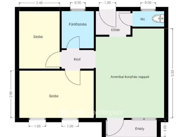 Eladó lakás Pápa 51 nm