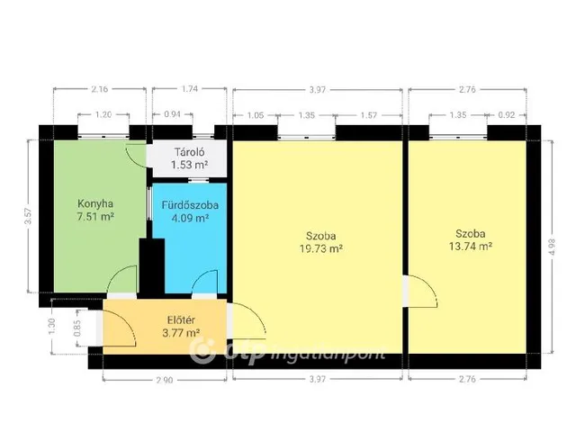 Eladó lakás Pápa 52 nm