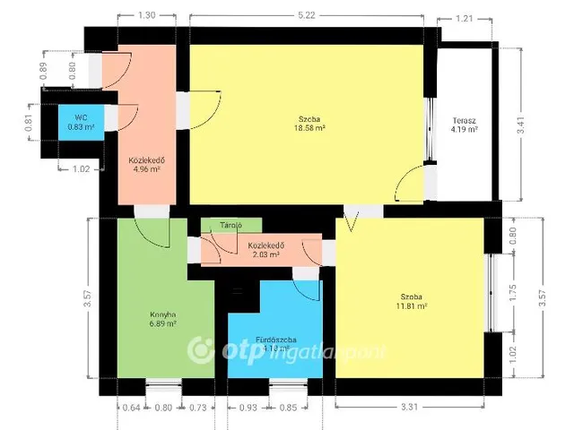 Eladó lakás Pápa 51 nm