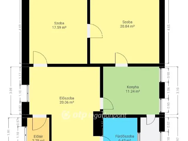 Eladó ház Pápa, Tókert 82 nm