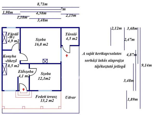 Eladó lakás Cegléd 46 nm